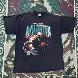 Vintage 90s Miami Dolphins NFL  True Fan Sportswear Graphic Tee